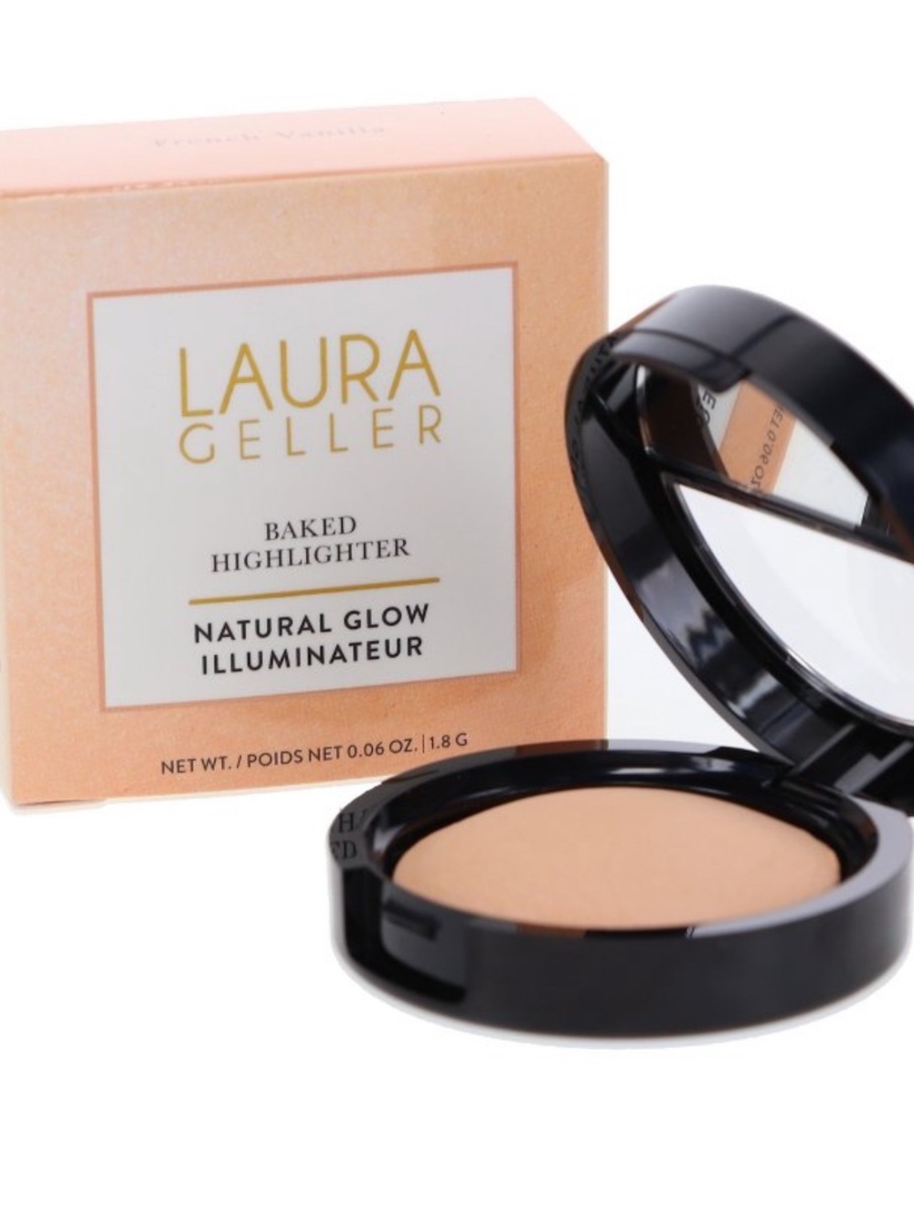 New! Laura Geller Baked Highlighter Natural Glow Illuminator French Vanilla